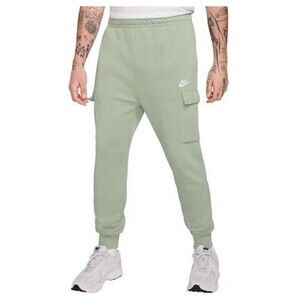 Size L Nike Sportswear Club Fleece Men's Cargo Pants Jade Horizon CD3129-371 NEW